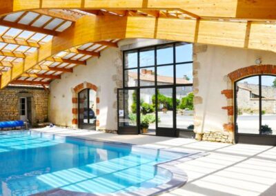 Piscine intérieure – moment de calme